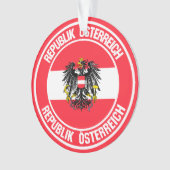 Österreich-RundEmblem Ornament (Vorderseite)