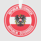 Österreich-RundEmblem Ornament (Vorderseite)