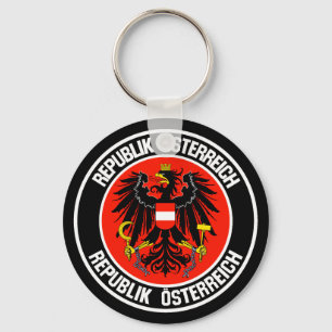 Österreich-RundEmblem Schlüsselanhänger