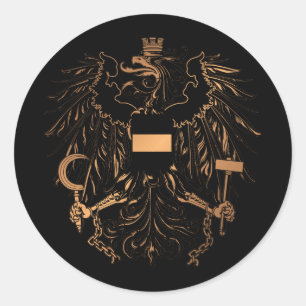 Österreich Runder Aufkleber