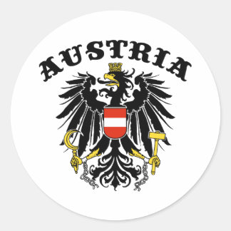 Österreich Runder Aufkleber
