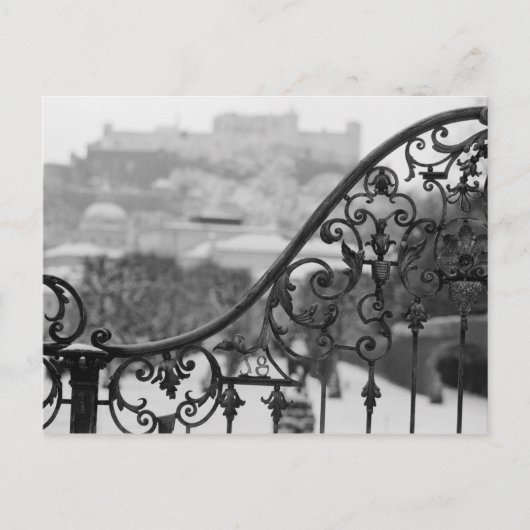 Österreich, Salzburg. Aussicht auf die Altstadt Postkarte (Vorderseite)