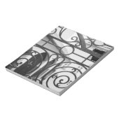 Österreich, Salzburg. Detail des Metallschiebers, Notizblock (Rotiert)