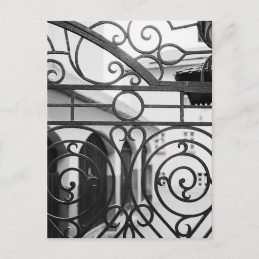 Österreich, Salzburg. Detail des Metallschiebers, Postkarte (Vorderseite)