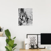 Österreich, Salzburg. Eckpfeiler und Denkmal 2 Poster (Heimbüro)