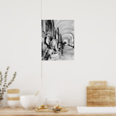 Österreich, Salzburg. Eckpfeiler und Denkmal 2 Poster (Küche)