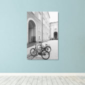 Österreich, Salzburg. Fahrräder Leinwanddruck (Insitu (Holzboden))