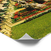 Österreich, Salzburg, Schloss Hollenberg, Garten Poster (Ecke)