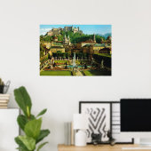 Österreich, Salzburg, Schloss Hollenberg, Garten Poster (Heimbüro)