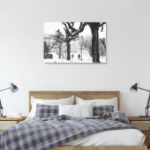 Österreich, Salzburg. Winter, Leinwanddruck (Insitu (Schlafzimmer))