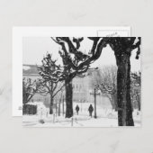 Österreich, Salzburg. Winter, Postkarte (Vorne/Hinten)