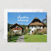 Österreich, Salzkammergut - Postkarte (Vorne/Hinten)