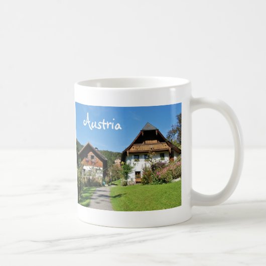 Österreich Salzkammergut Souvenir Kaffeetasse (Rechts)