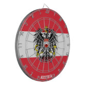 "Österreich schlägt!" Patriotic Dart Board Dartscheibe (Vorderseite Links)