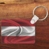 Österreich Schlüsselanhänger der Flagge (Vorderseite)