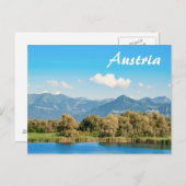 Österreich Schöne Landschaft mit Alpen Postkarte (Vorne/Hinten)
