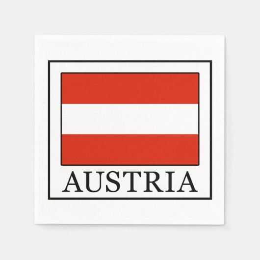 Österreich Serviette (Vorderseite)