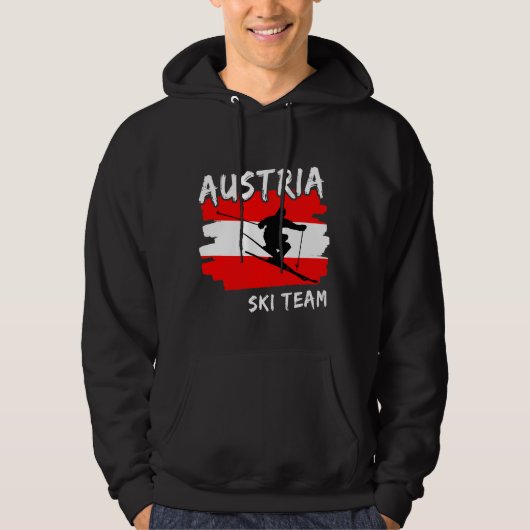 Österreich Ski Hoodie (Vorderseite)