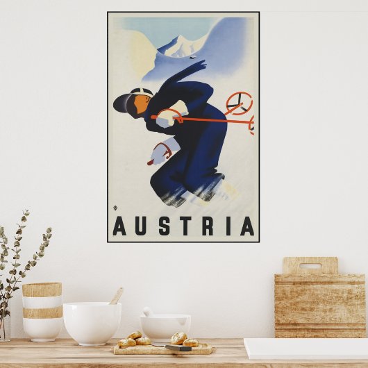 Österreich Ski Poster (Küche)
