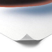 Österreich Skifahrplakat Poster (Ecke)