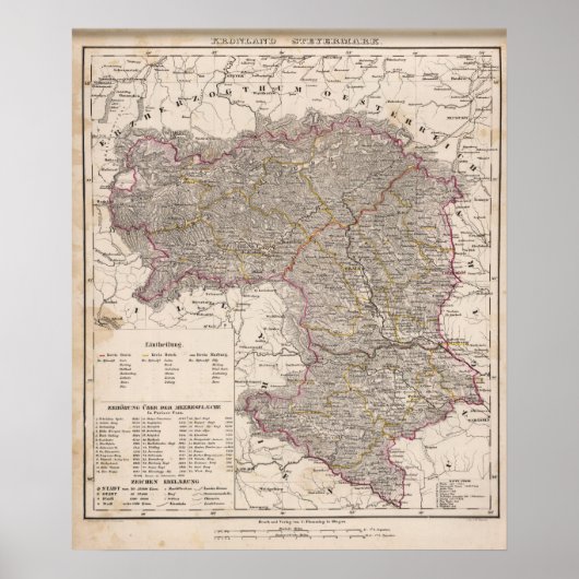Österreich, Slowenien Poster (Vorne)
