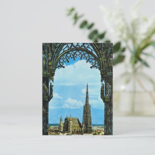 Österreich, St. Stephen's, Wien Postkarte (Stehend Vorderseite)