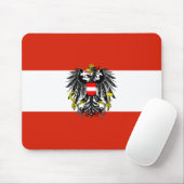 Österreich-Staats-Flagge Mousepad (Mit Mouse)