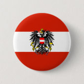Österreich-Staats-Flaggen-Knopf Button (Vorderseite)