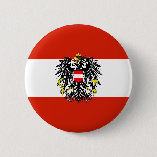 Österreich-Staats-Flaggen-Knopf Button (Vorderseite)