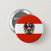 Österreich-Staats-Flaggen-Knopf Button (Vorne & Hinten)