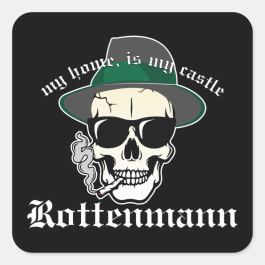 Österreich Steiermark Meine Heimat Rottenmann Quadratischer Aufkleber (Vorderseite)