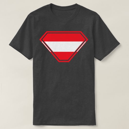 Österreich SuperEmpowered Shield T-Shirt (Design vorne)