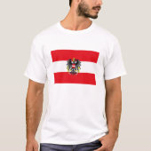 Österreich T - Shirt der Flagge (Vorderseite)
