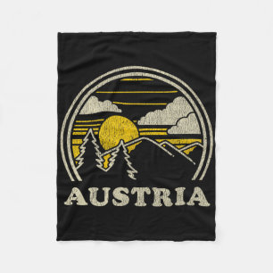 Österreich T-Shirt Vintage Wandern Berge T-Shirt Fleecedecke