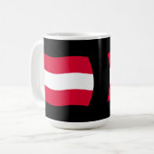 Österreich Tasse der Flagge (Vorderseite Links)
