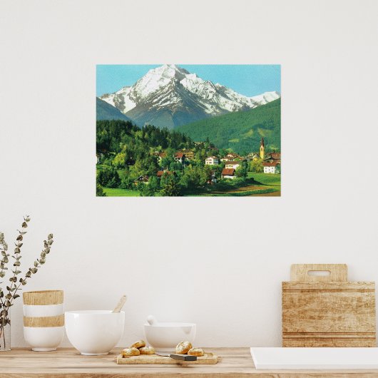 Österreich, Tirol, Igles bei Innsbruck Poster (Küche)