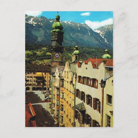 Österreich, Tirol, Innsbruck, Altestadt Postkarte (Vorderseite)