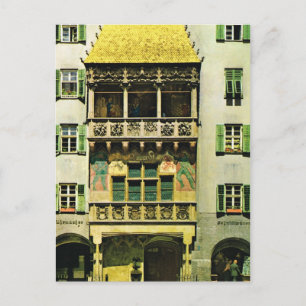 Österreich, Tirol, Innsbruck Goldenes Dachl Postkarte