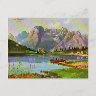 Österreich Tirol See Misurina,1920 Postkarte