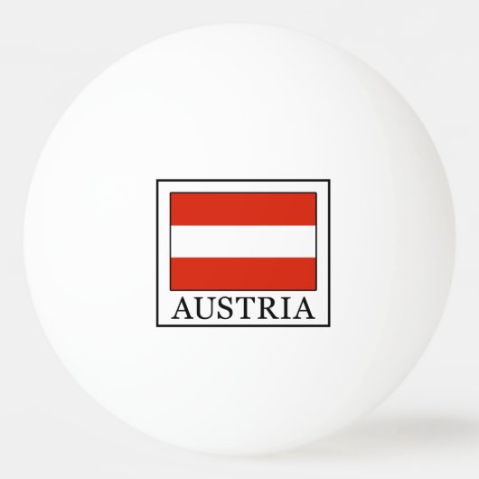 Österreich Tischtennisball (Vorderseite)