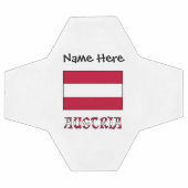 Österreich und die österreichische Flagge mit Ihre Fußball (Flach)