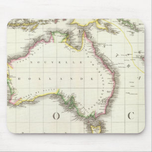 Österreich und Indonesien Eingeweihte Karte Mousepad