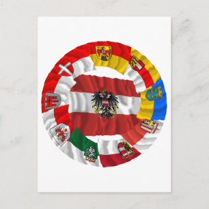 Österreich und seine Länder - Waagerahmen Postkarte
