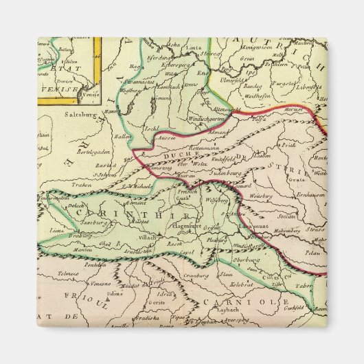 Österreich und Slowenien Magnet (Vorne)