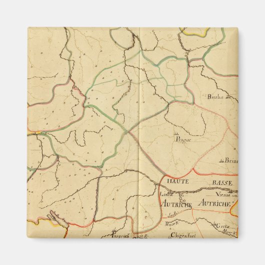 Österreich und Tschechische Republik 3 Magnet (Vorne)