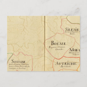 Österreich und Tschechische Republik Postkarte