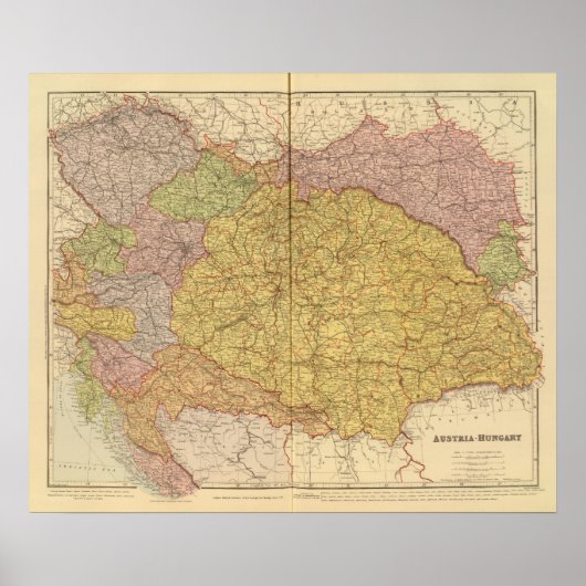 Österreich und Ungarn Poster (Vorne)