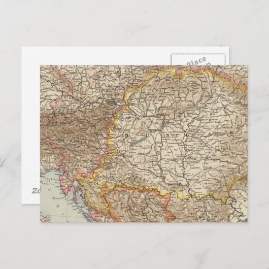 Österreich Ungarn 2 Postkarte (Vorne/Hinten)