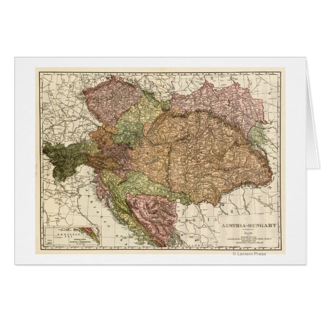 Österreich-UngarnPanoramakarteÖsterreich-Ungarn (Vorderseite (Horizontal))