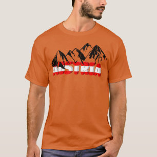 Österreich Urlaub Klettergebiete Alpen Geschenk T-Shirt